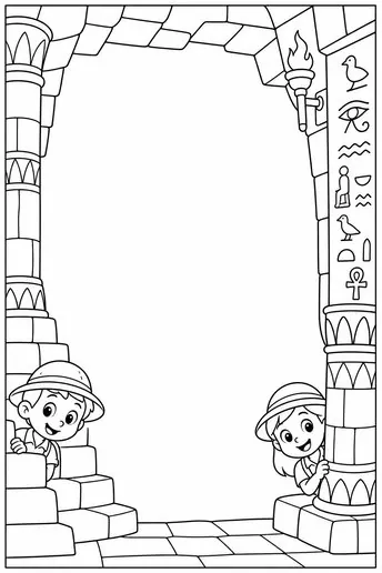 Coloring scene sample