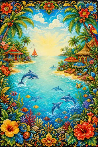 Painted scenes scene sample